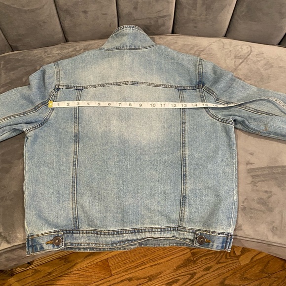 Slightly Ripped Denim Jacket (Juniors) - Picture 6 of 7